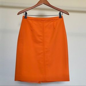 Orange Pencil Skirt by Ann Taylor